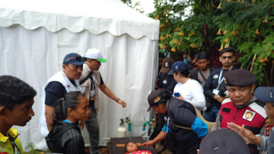 Polres Tanah Karo Tanggap Cepat Evakuasi Atlet Lari Run Trail Ekshibisi PON XXI yang Kelelahan di Jalur Gunung Sipiso-piso