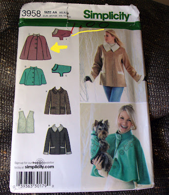 cycling cape pattern Simplicity