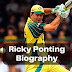 Ricky Ponting Biography - Early Life, Education, Career, Net worth