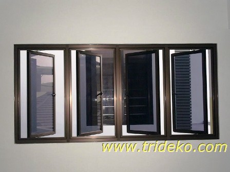 Partisi Aluminium kaca partisi kaca frameless kanopi 