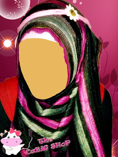 Hijab Knit Warna Hitam-Pink-Silver  Kode: HJB-P2 Bahan: Polycotton Knit  Rp. 60.000,00
