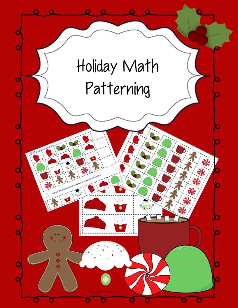 http://www.teacherspayteachers.com/Product/Holiday-Math-Patterning-967682