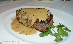 Capital Grille Steak au Poivre with Courvoisier Cream Sauce