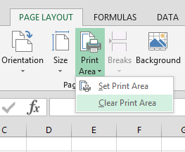 Mengatur Area Cetak (Print Area) pada Lembar Kerja pada Microsoft Office Excel 2013