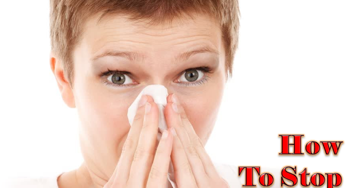 How To Stop Sneezing And Runny Nose Allergy?