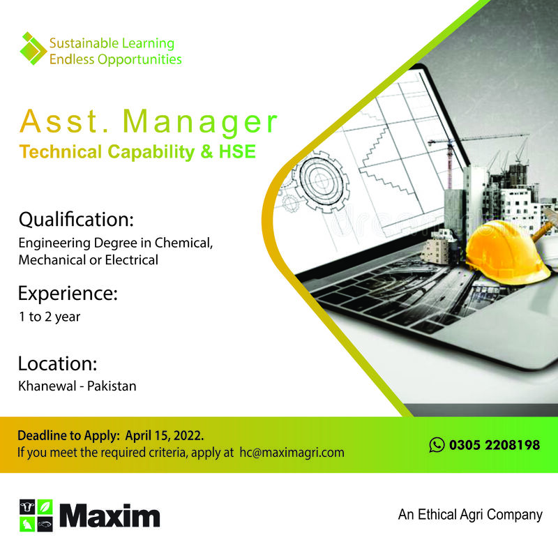 Maxim Agri Pvt Ltd Jobs April 2022