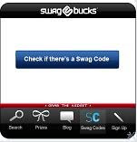 What you do is click on the black SC Swag Code Button along the bottom (shown left), and a blue button that says -Check if there's a Swag Code- will pop up in the middle of the Swidget