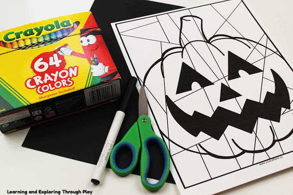 Pumpkin Line Art - Halloween Ideas for Kids