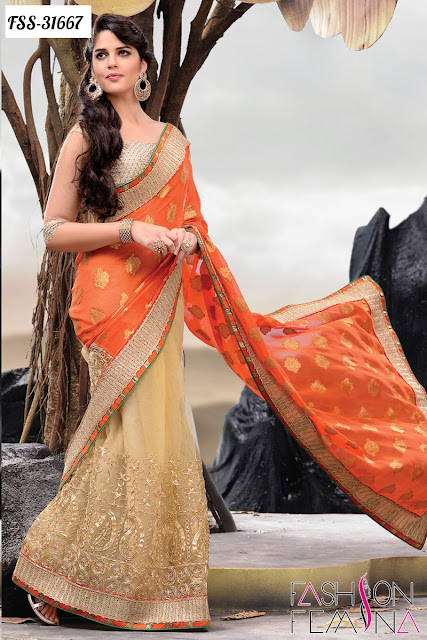 Most Beautiful and latest Women Wedding Designer Sarees Online Shopping