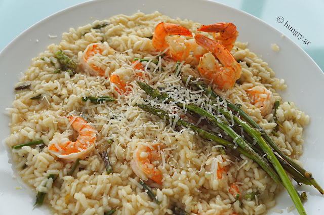 Risotto Shrimp and Wild Asparagus