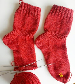 knitting socks