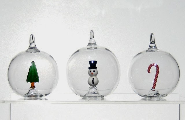 Simply Creative Hand Blown Glass  Christmas  Ornaments  by 