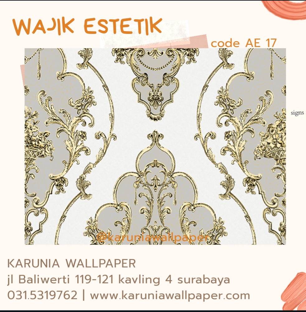 toko jual wallpaper dinding estetik