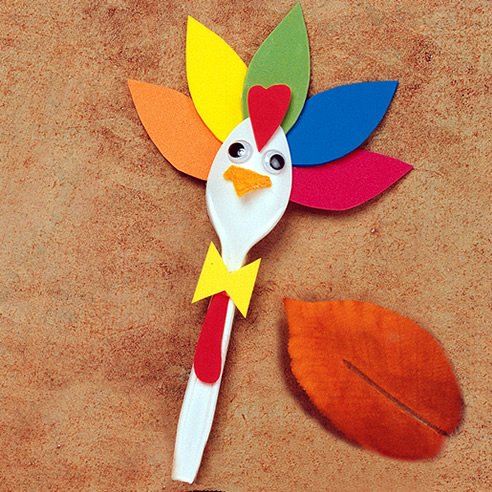 Turkey Craft Ideas Kindergarten on Woodland Mops  Thanksgiving Craft Ideas