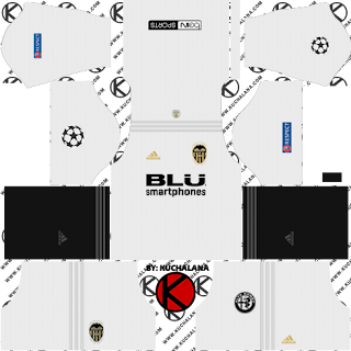  and the package includes complete with home kits Baru!!! Valencia CF 2018/19 Kit - Dream League Soccer Kits