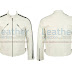 Semi Motorbike White Leather Fashion Jacket