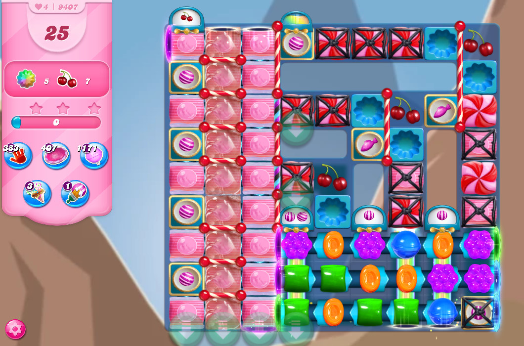 Candy Crush Saga level 9407