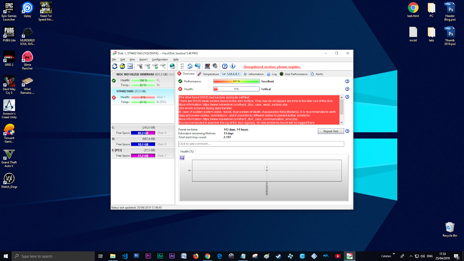 Cara Memperbaiki Health Hardisk Menurun Pakai Hdd Sentinel 100 Reza Nauma Solusi Komputer Ponsel