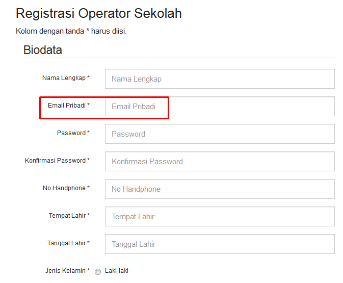 Contoh Biodata Operator Sekolah - Downlllll