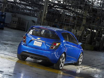 2010 Chevrolet Aveo RS Rear View