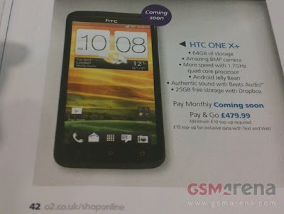 HTC One X+, Design