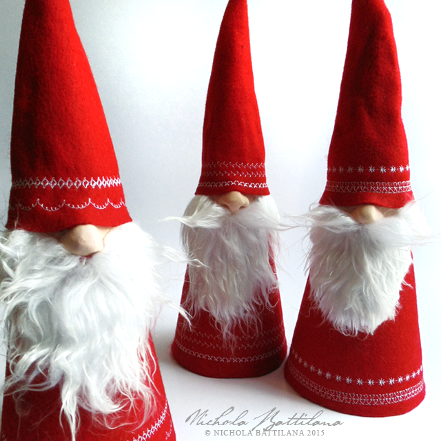 Christmas Gnome / Tomte - Nichola Battilana