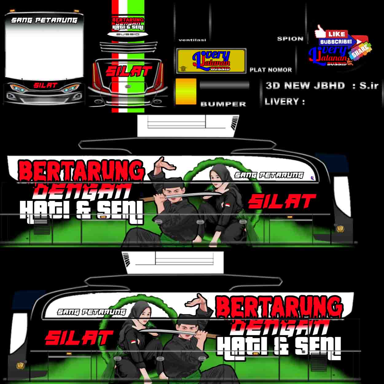 livery bussid psht hd