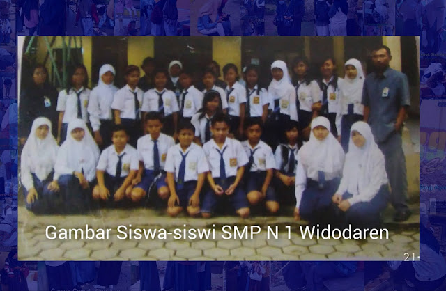 Gambar Siswa-siswi SMP N 1 Widodaren