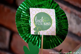 luck o the irish, shamrock party, st pattys deay deocr