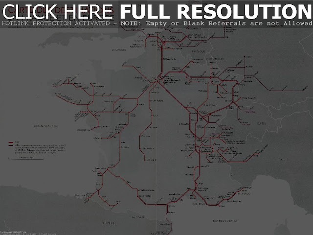 Train Map Europe High Speed