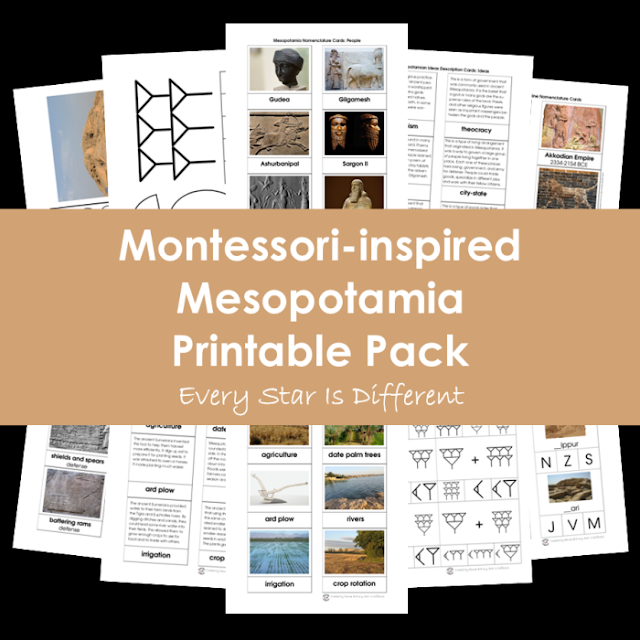 Montessori-inspired Mesopotamia Printable Pack