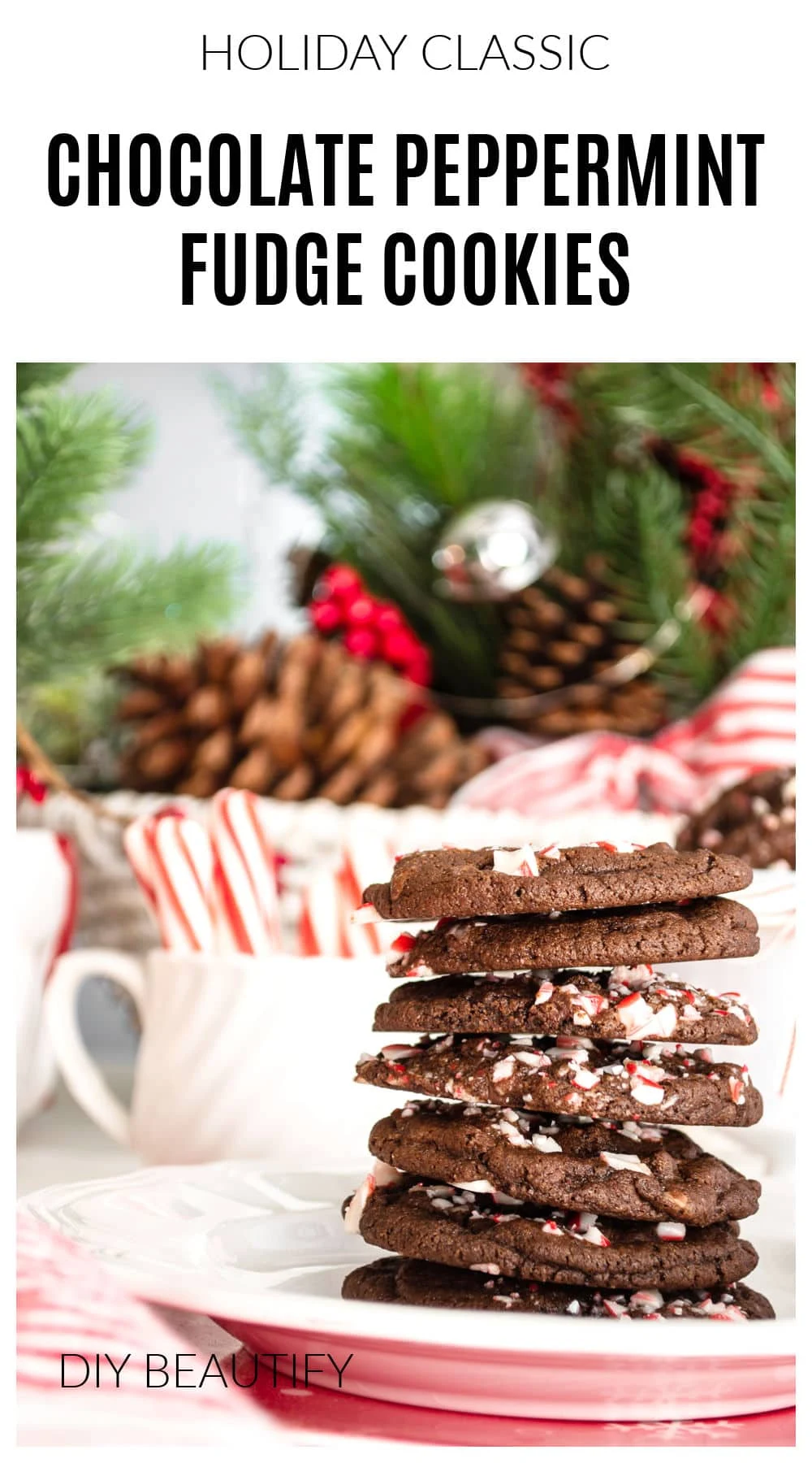 Chocolate peppermint cookies