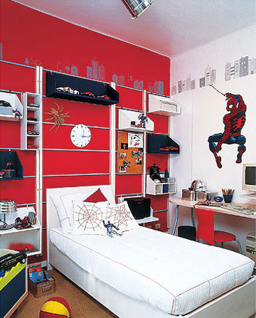 DORMITORIO HOMBRE ARAÑA SPIDERMAN BEDROOM by dormitorios.blogspot.com