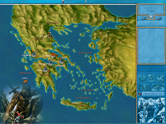 Zeus: Master of Olympus - Map Screenshot