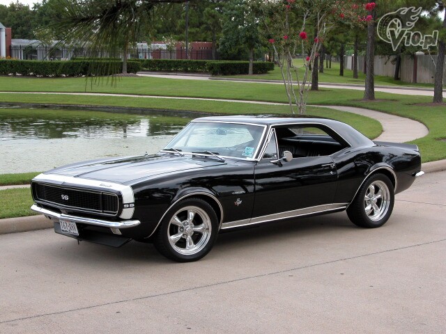 1967 Chevrolet Camaro SSblackFront Left View