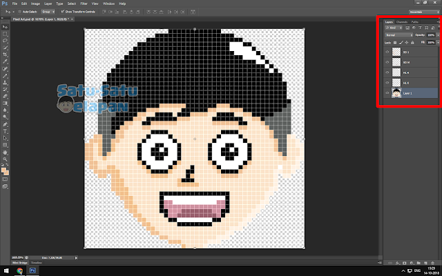 Tutorial Membuat Pixel Art Menggunakan Photoshop Dengan Mudah