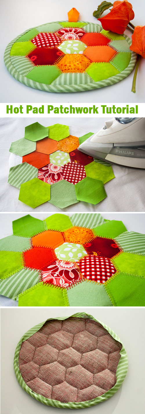 Hot Pad Patchwork Tutorial