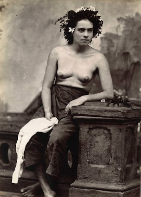 Portrait of a Tahitian Woman, Susan Hoare, Papeete, Tahiti (circa 1880)