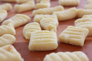 fluffy roasted garlic gnocchi