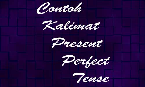 Contoh Kalimat Present Perfect Tense Dengan Arti dan Materinya