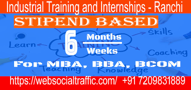 Stipend based  internship industrial training mba bba Ranchi, Jharkhand