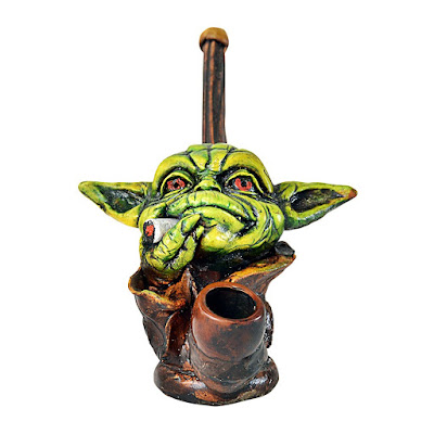 Handmade Tobacco Pipe,Star Wars (Yoda head)