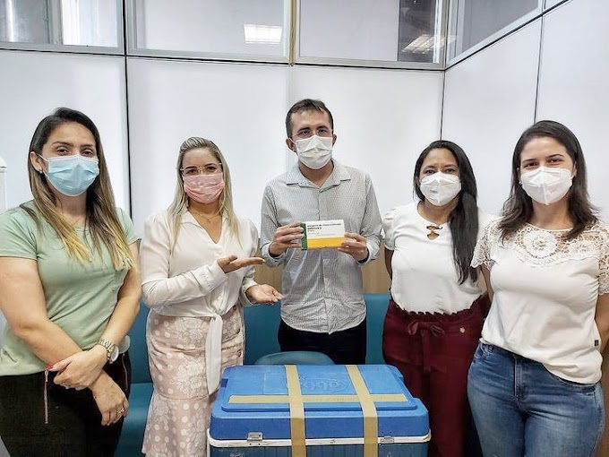 Vacina contra Covid-19 chega ao município de Deputado Irapuan Pinheiro