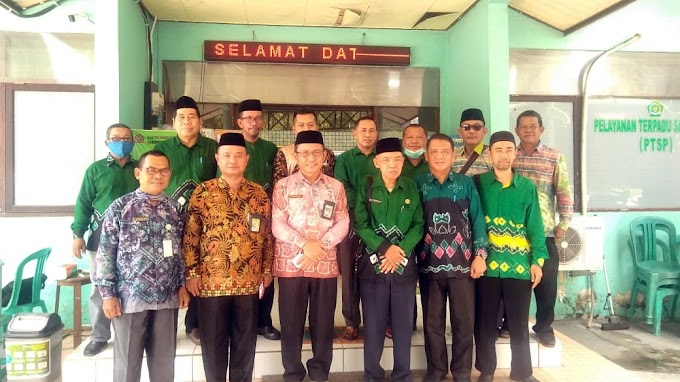 Tingkatkan Pelayanan, Kemenag Tala Lakukan Studi Banding Ke Kemenag HST