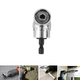 1/4" Inch Hex Angle Power drill Driver 105 Degree Adjustable Screwdriver Shank Drill Bit hown - store