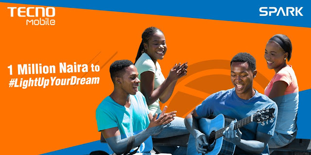 HOW To Win 1 Million Naira From Tecno Mobile via #LightUpYourDream Promo