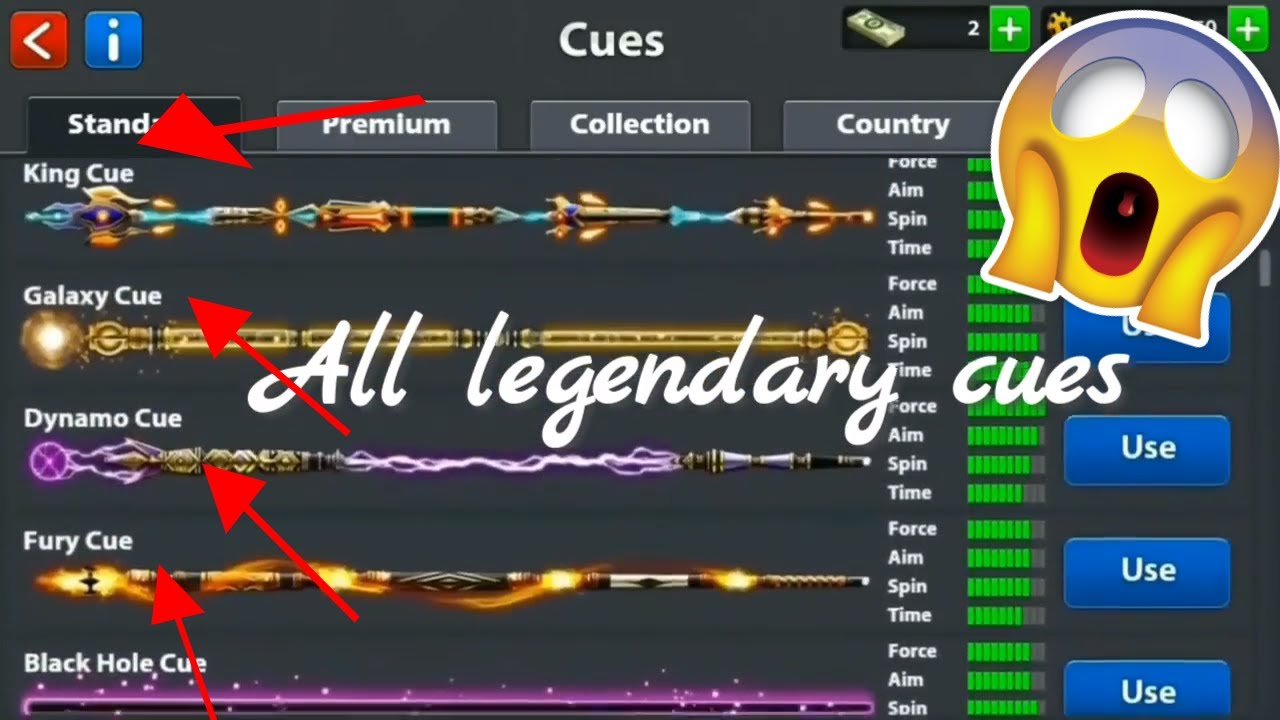 8 BALL POOL LEGENDARY CUE MOD APK DOWNLOAD - 