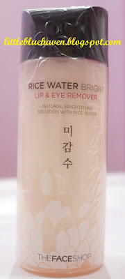 the face shop, rice water bright lip and eye remover