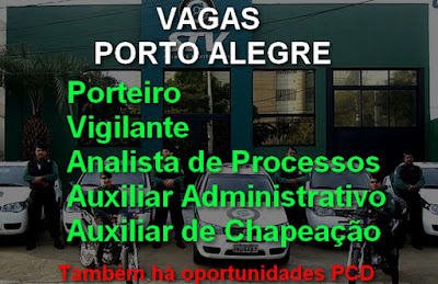 STV está selecionando Porteiros, Vigilantes, Aux. Administrativo em Porto Alegre