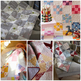 First Set of Five Baby Quilts